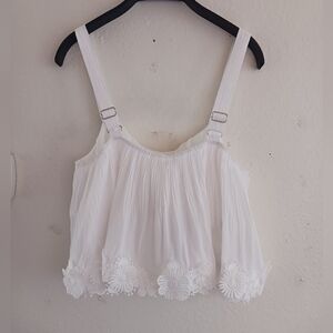 Ramy Brook‎ Elizabeth Floral Lace Appliqué Top